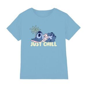Lilo & Stitch Childrens/Kids Just Chill T-Shirt / Sky Blue